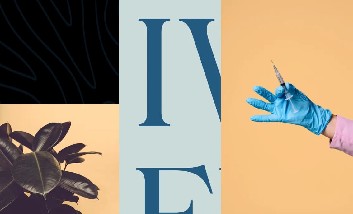 Doctor holding treatment